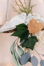 Suspension végétale bohème  Décoration de mariage naturelle et poétique