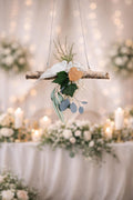 Suspension végétale bohème  Décoration de mariage naturelle et poétique